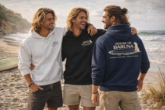 House of Baruna Men's Surf Hoodie — Inspired in Indonesia, Based in Australia