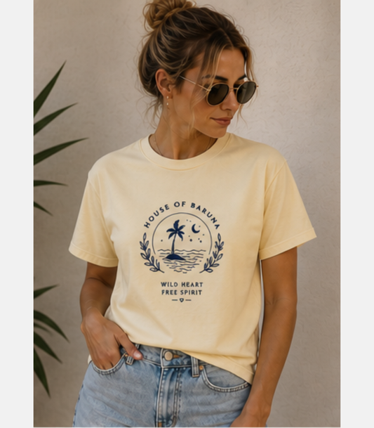 House of Baruna Beach Vibes T'Shirt -  Wild Heart Free Spirit