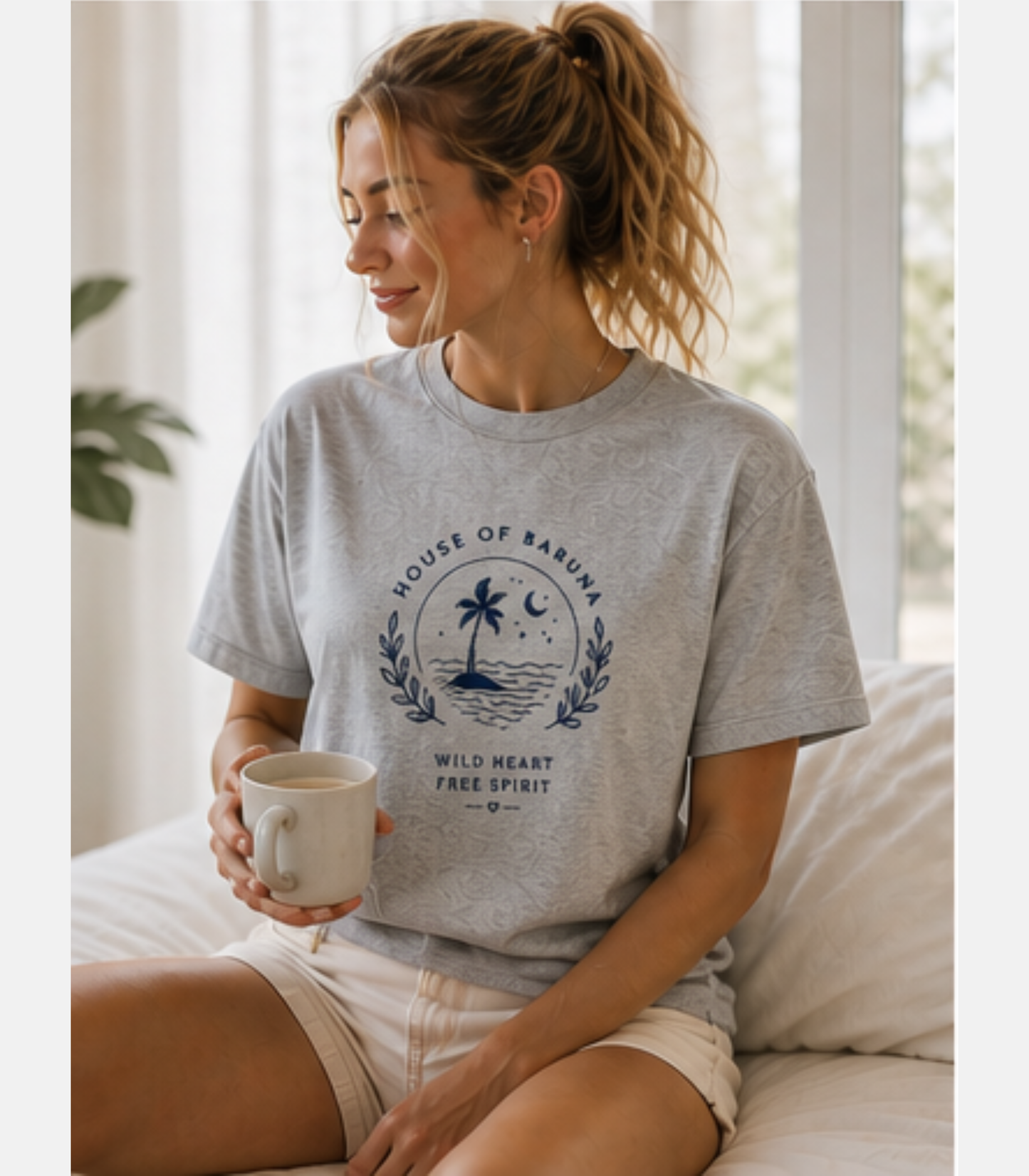 House of Baruna Beach Vibes T'Shirt -  Wild Heart Free Spirit