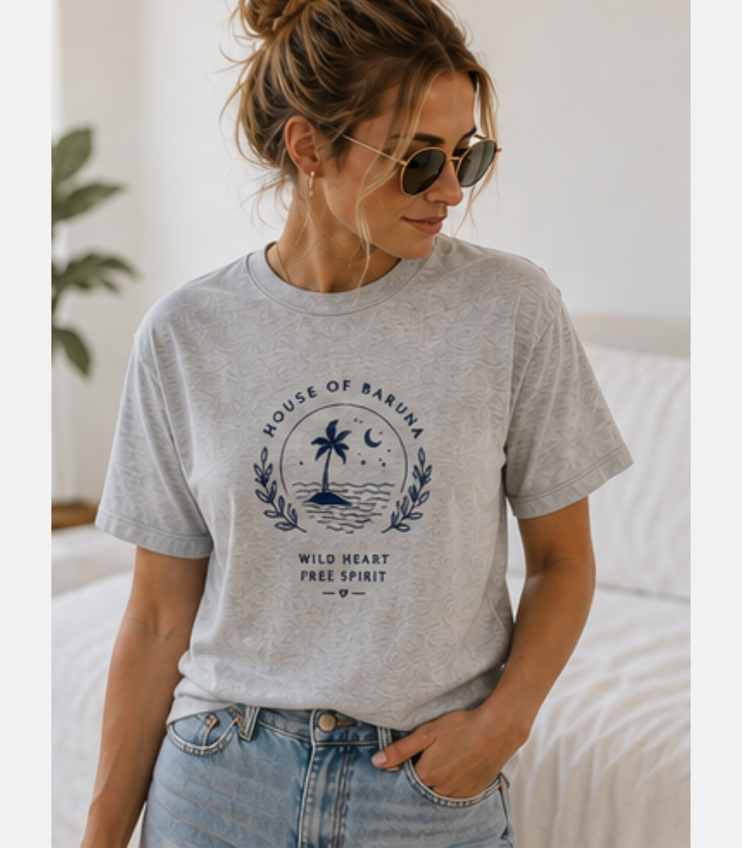 House of Baruna Beach Vibes T'Shirt -  Wild Heart Free Spirit