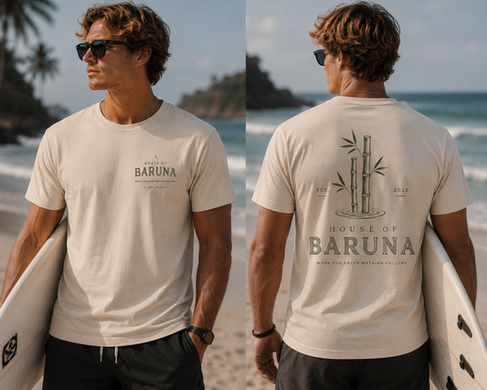 Baruna Minimal Logo T‑Shirt — Casual Graphic Tee