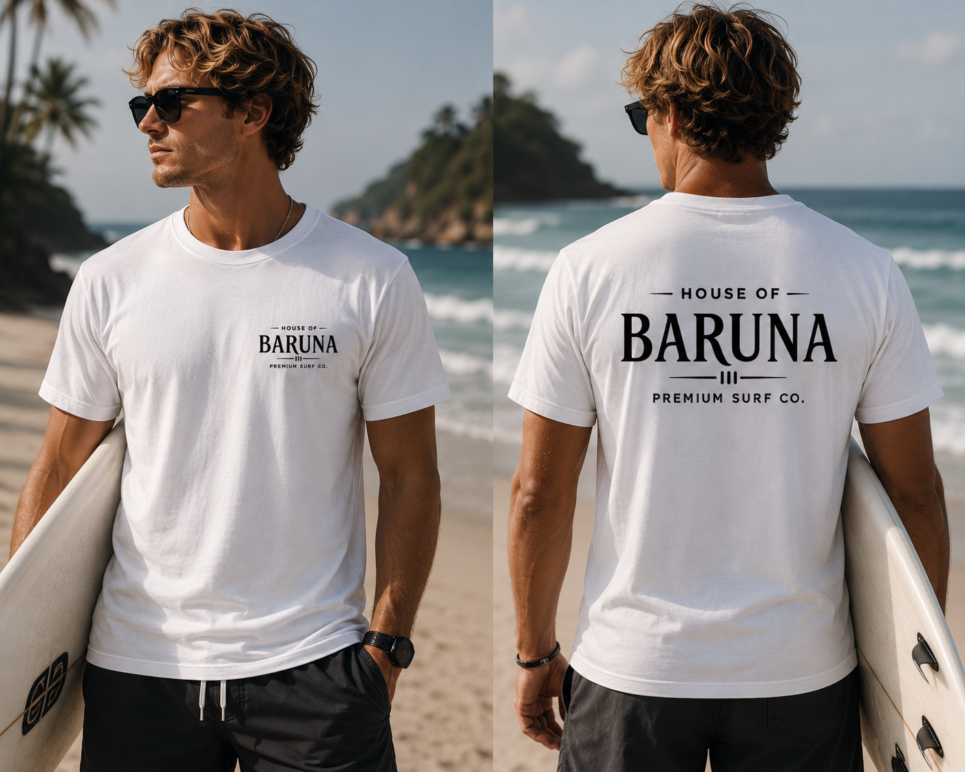 T-Shirt — Minimal 'Baruna' Logo Tee | Casual Everyday Wear