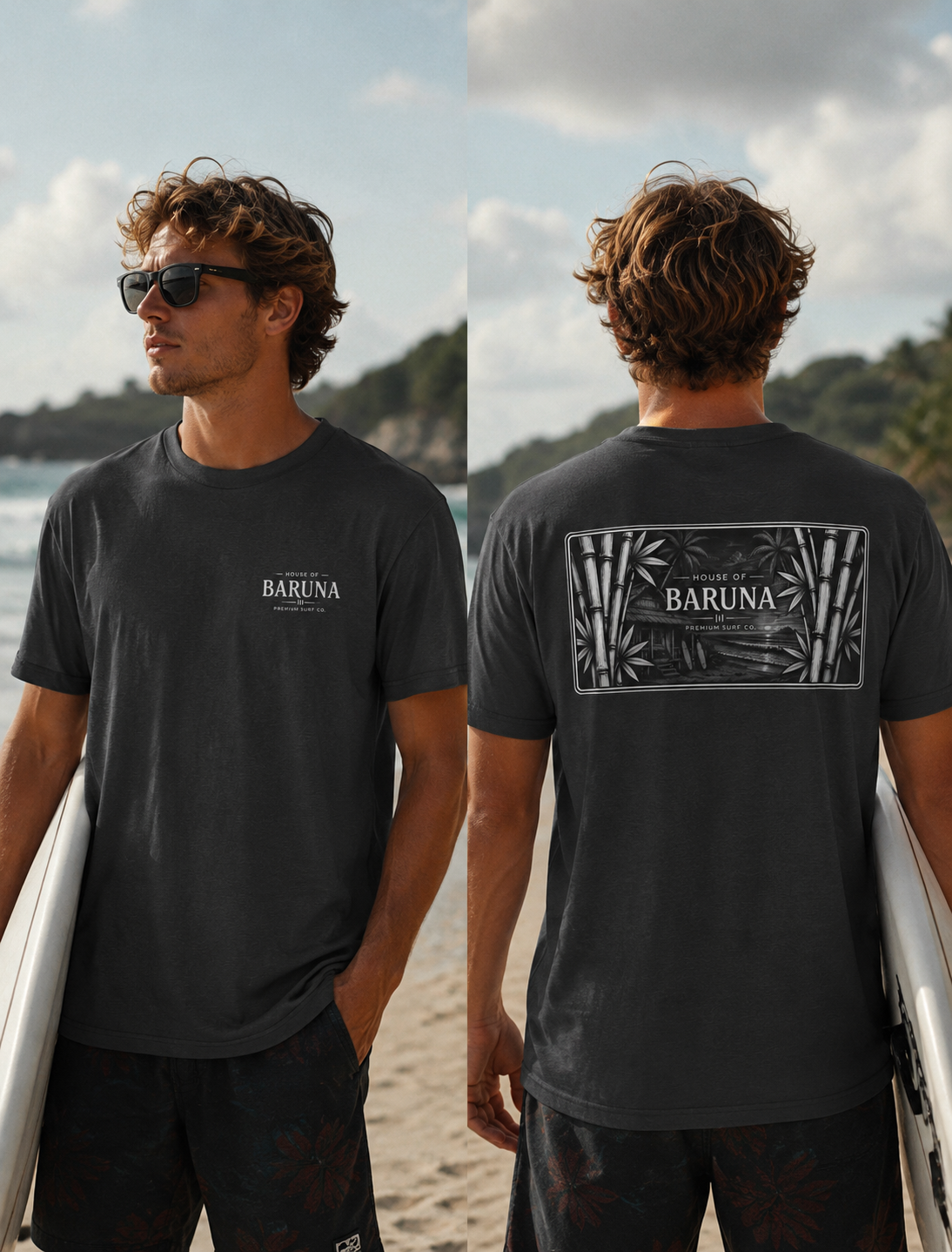 House of Baruna™ Premium Surf Tee | Built for Salt, Sun & Endless Swells