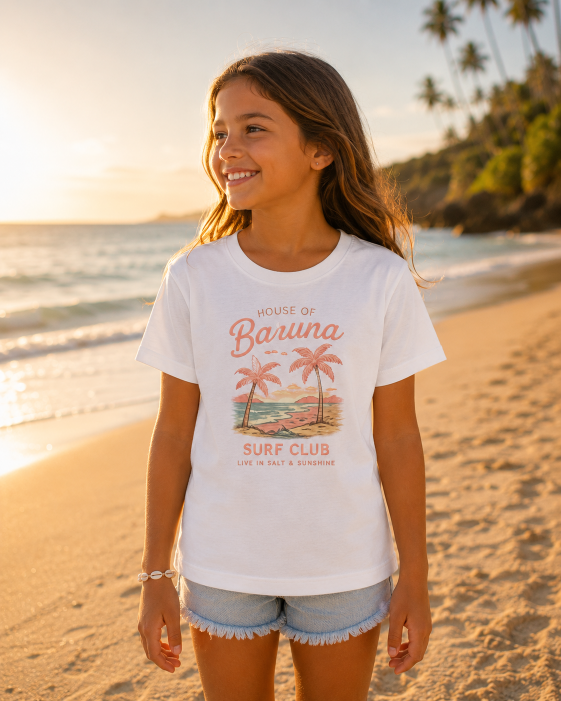 House of Baruna Palm Beach Sunset Kid's Tee