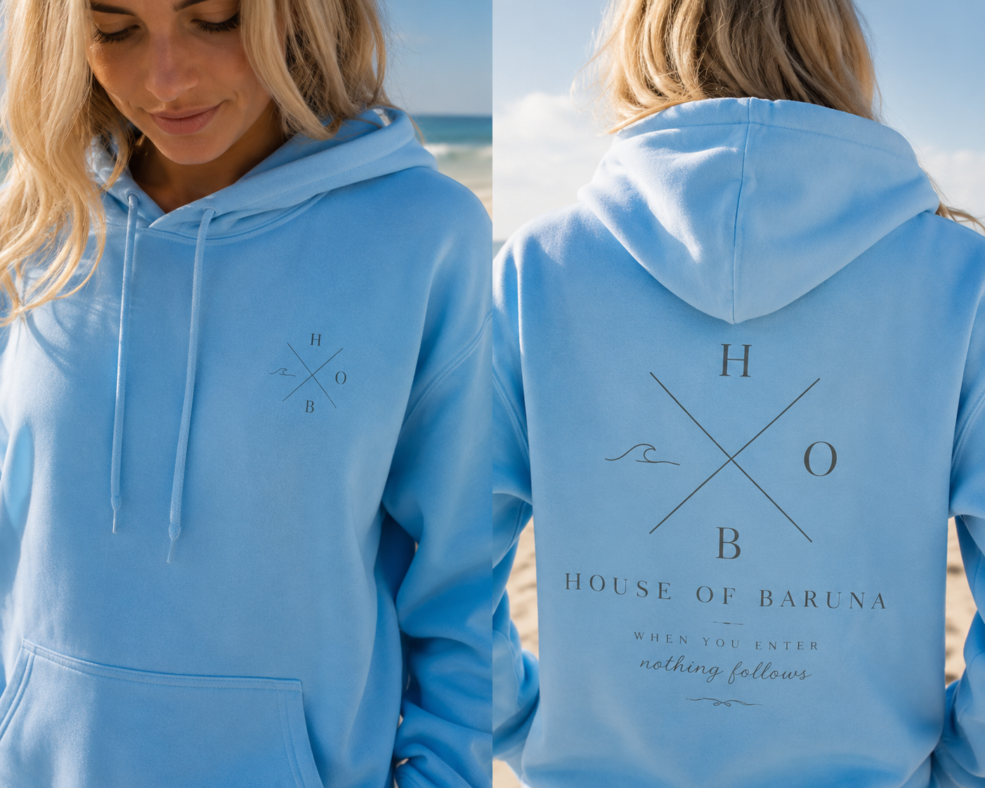 'House of Baruna' Surf Hoodie