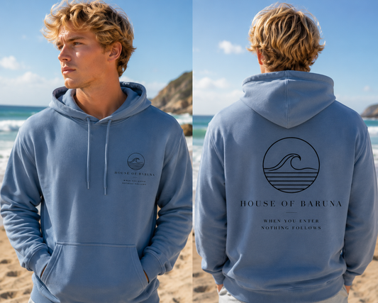 House of Baruna Wave Logo Hoodie