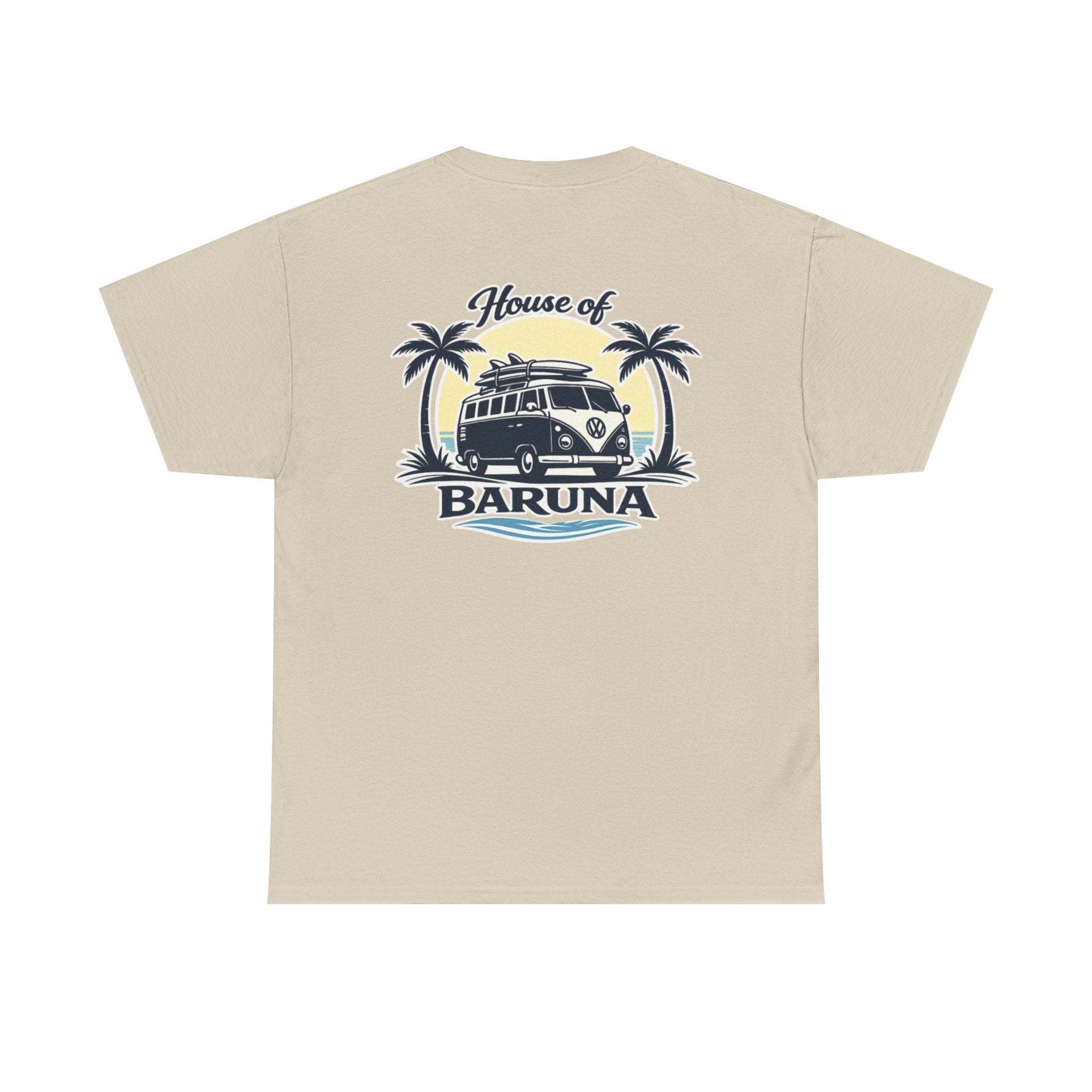 House of Baruna Men's Surf Tee – Vintage Kombi Beach T-Shirt