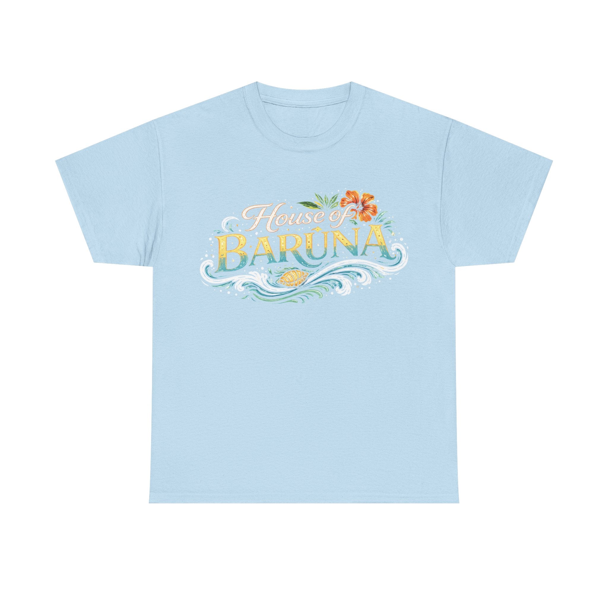 House of Baruna Woman’s Coastal Graphic Tee - Summer Surf T'shirt