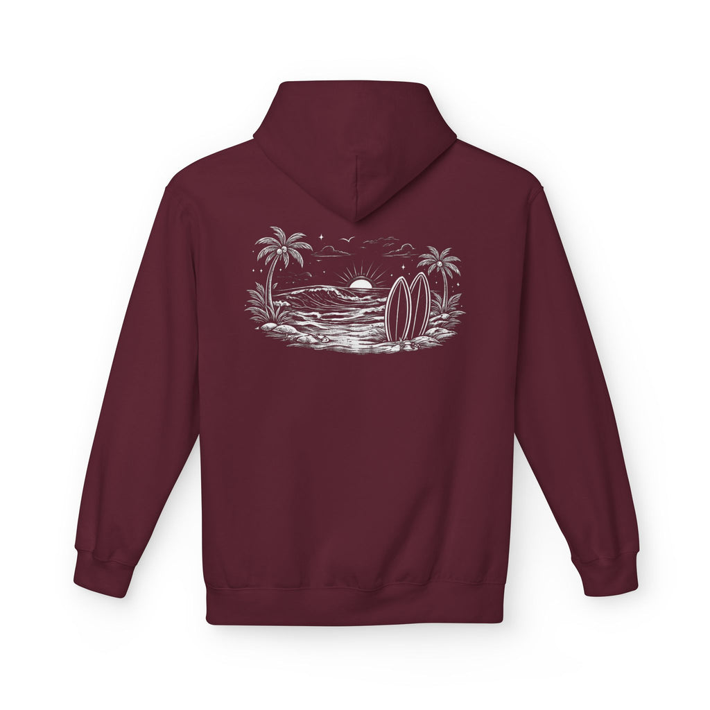 House of Baruna Woman's Surf Paradise Palm Beach Hoodie