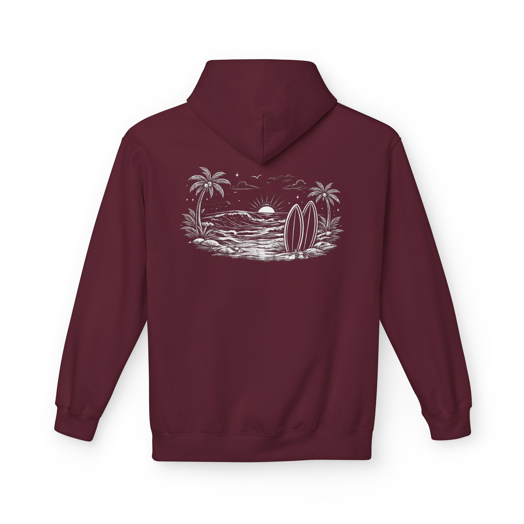 House of Baruna Woman's Surf Paradise Palm Beach Hoodie