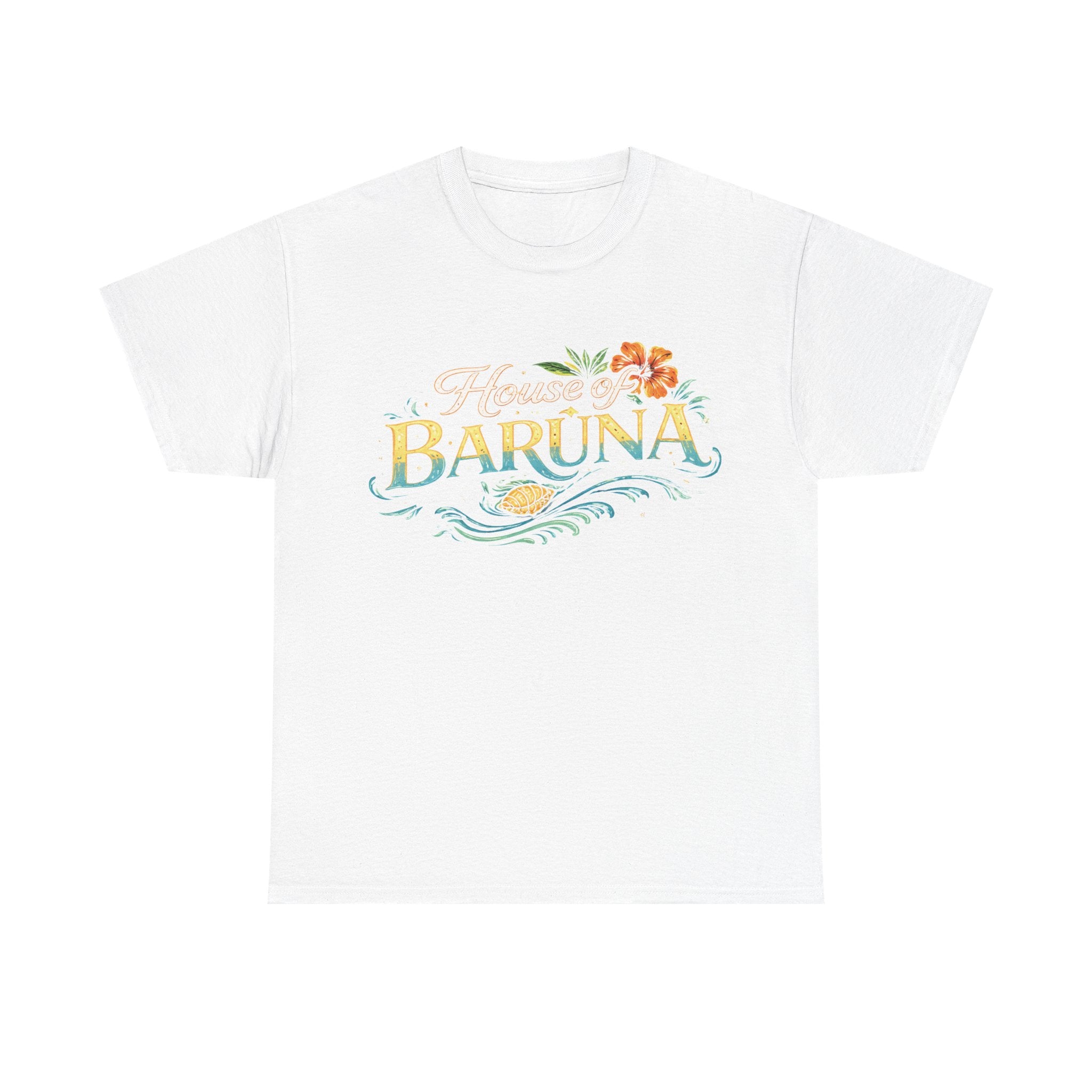House of Baruna Woman’s Coastal Graphic Tee - Summer Surf T'shirt