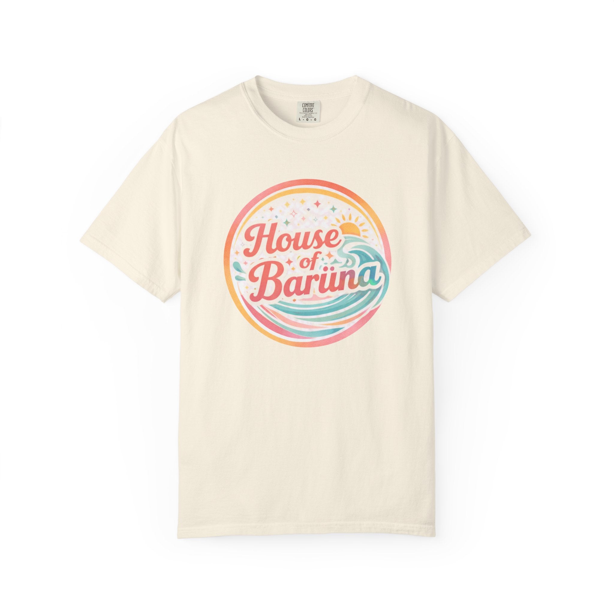 House of Baruna Woman's  Surf Logo T-Shirt _ Classic Coastal Graphic Tee