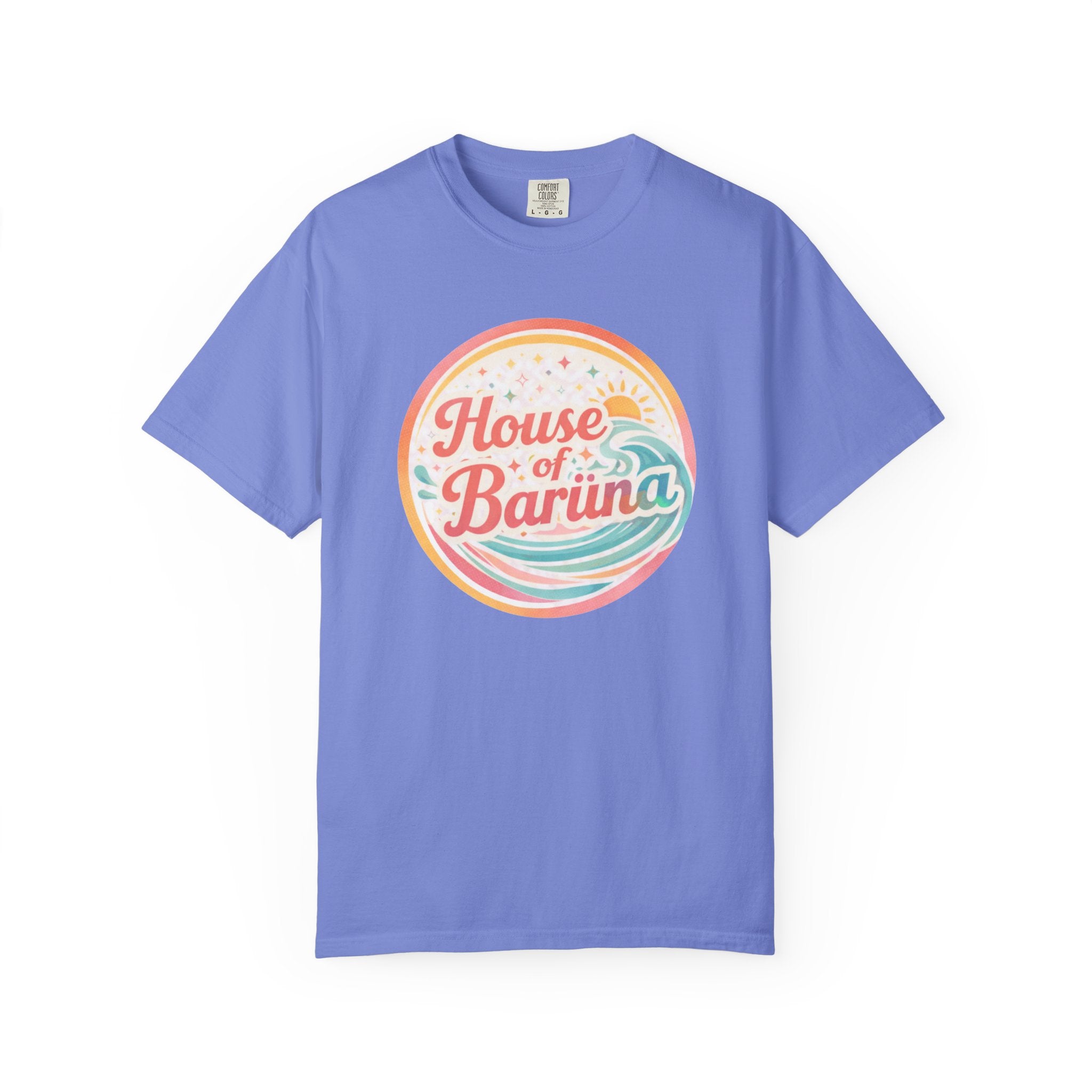 House of Baruna Woman's  Surf Logo T-Shirt _ Classic Coastal Graphic Tee