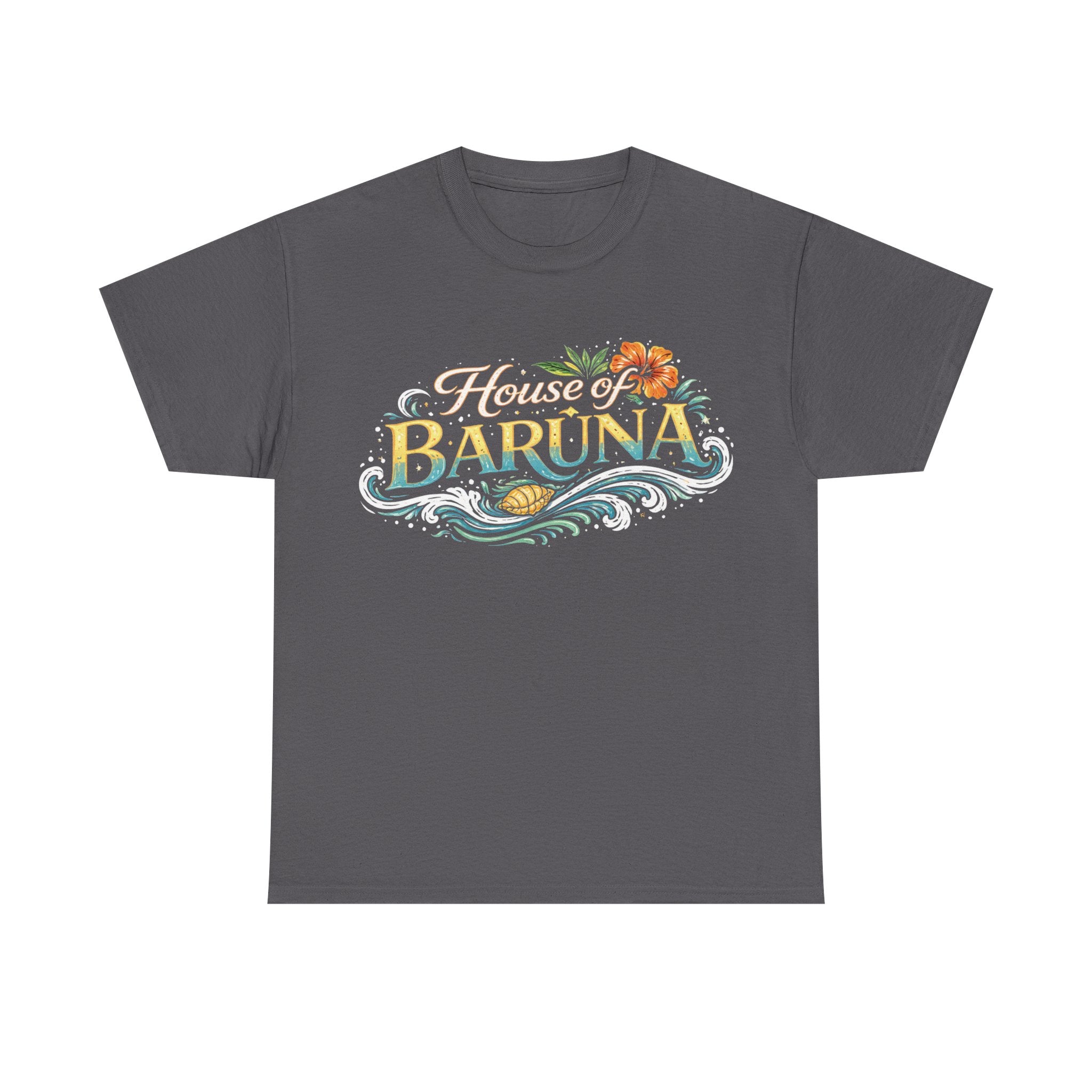 House of Baruna Woman’s Coastal Graphic Tee - Summer Surf T'shirt