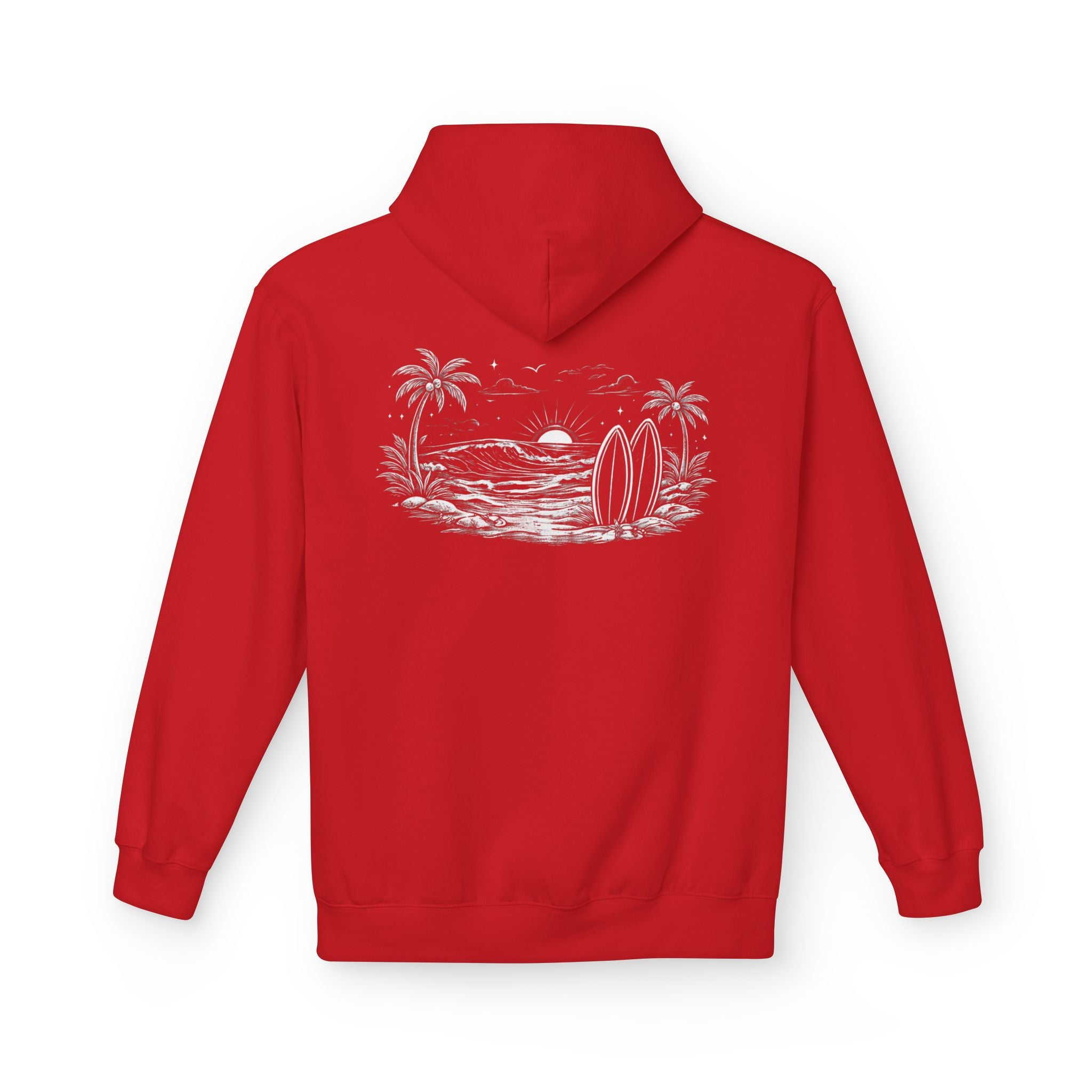 House of Baruna Woman's Surf Paradise Palm Beach Hoodie