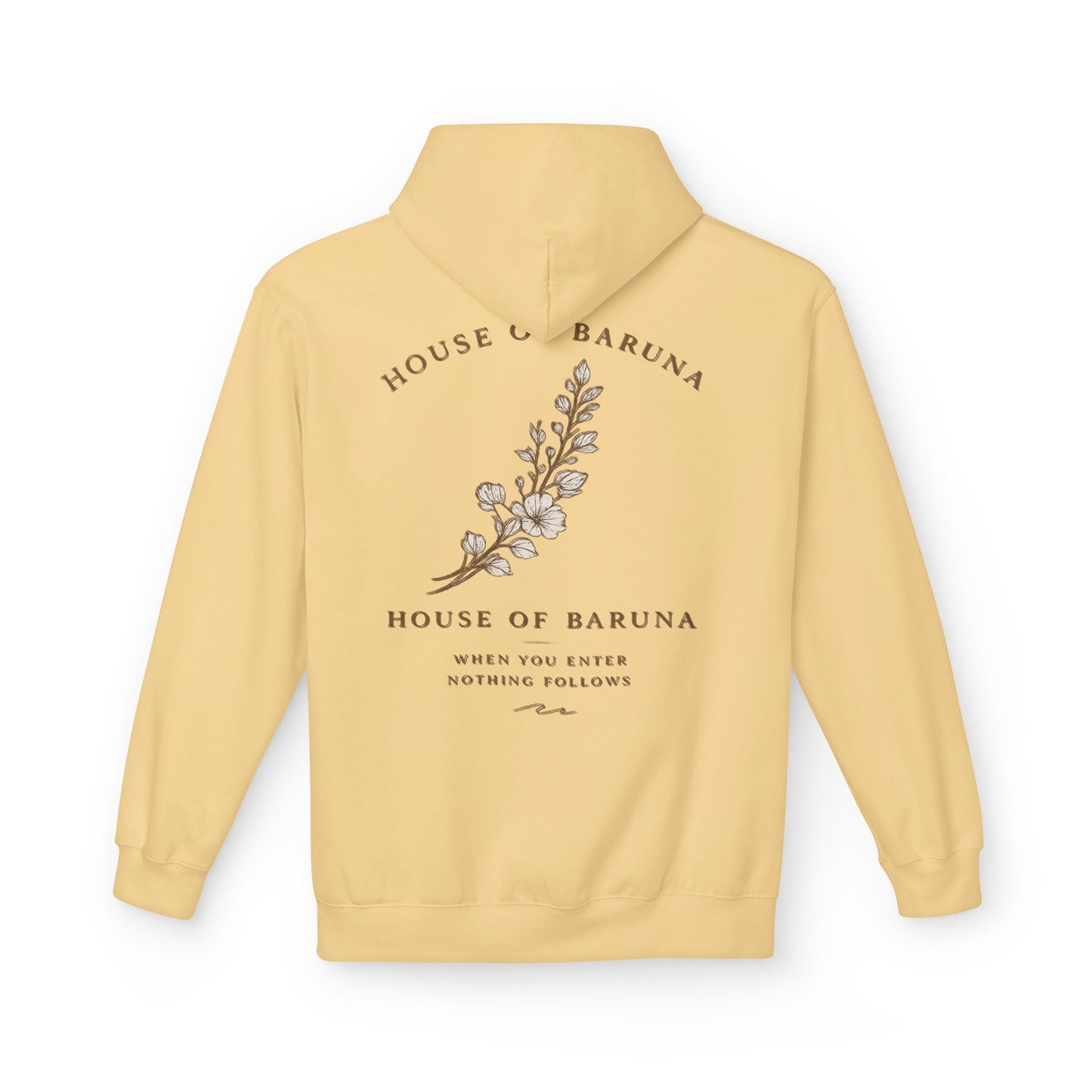 'House of Baruna' Floral Hoodie