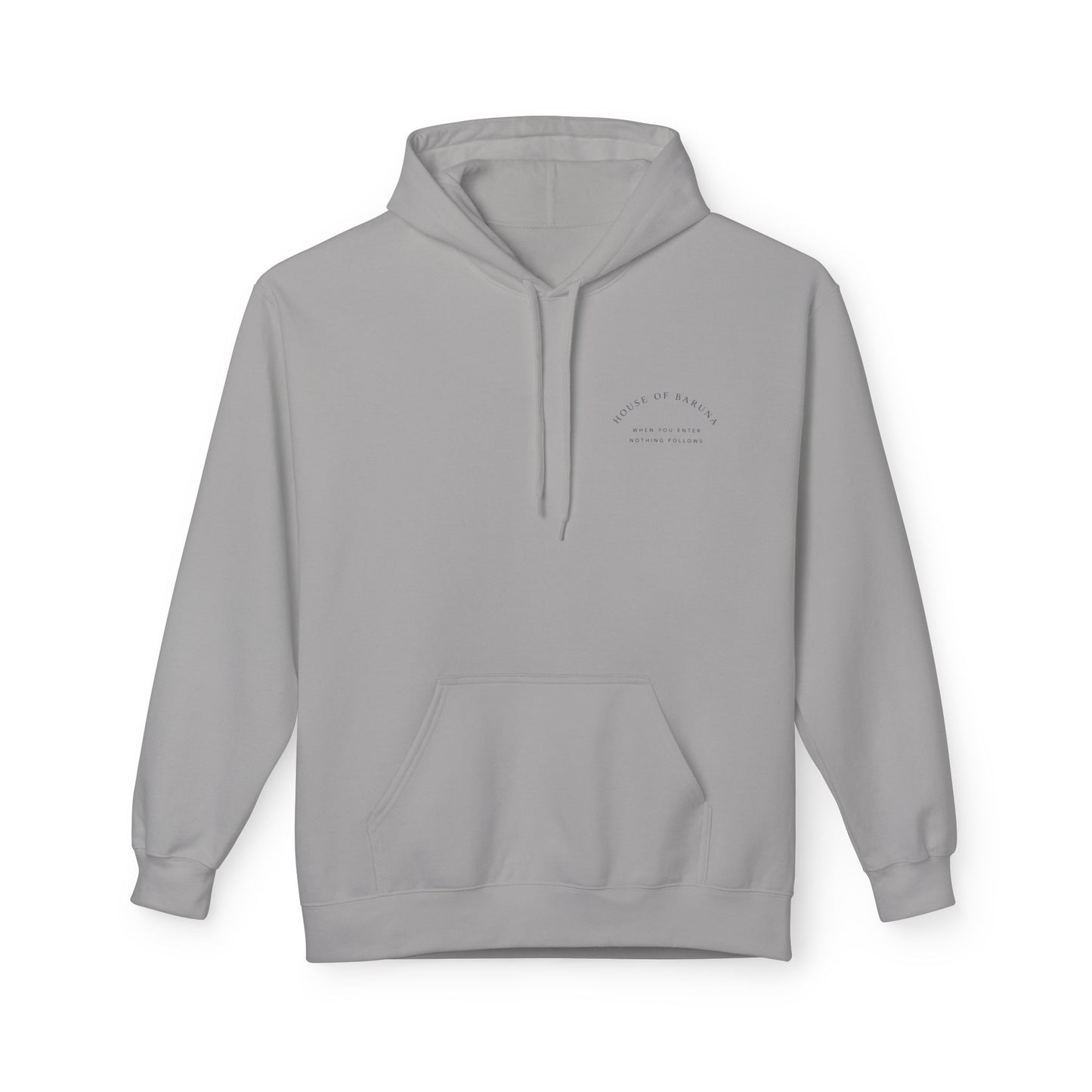 House of Baruna Floral Hoodie — "When You Enter, Nothing Follows"