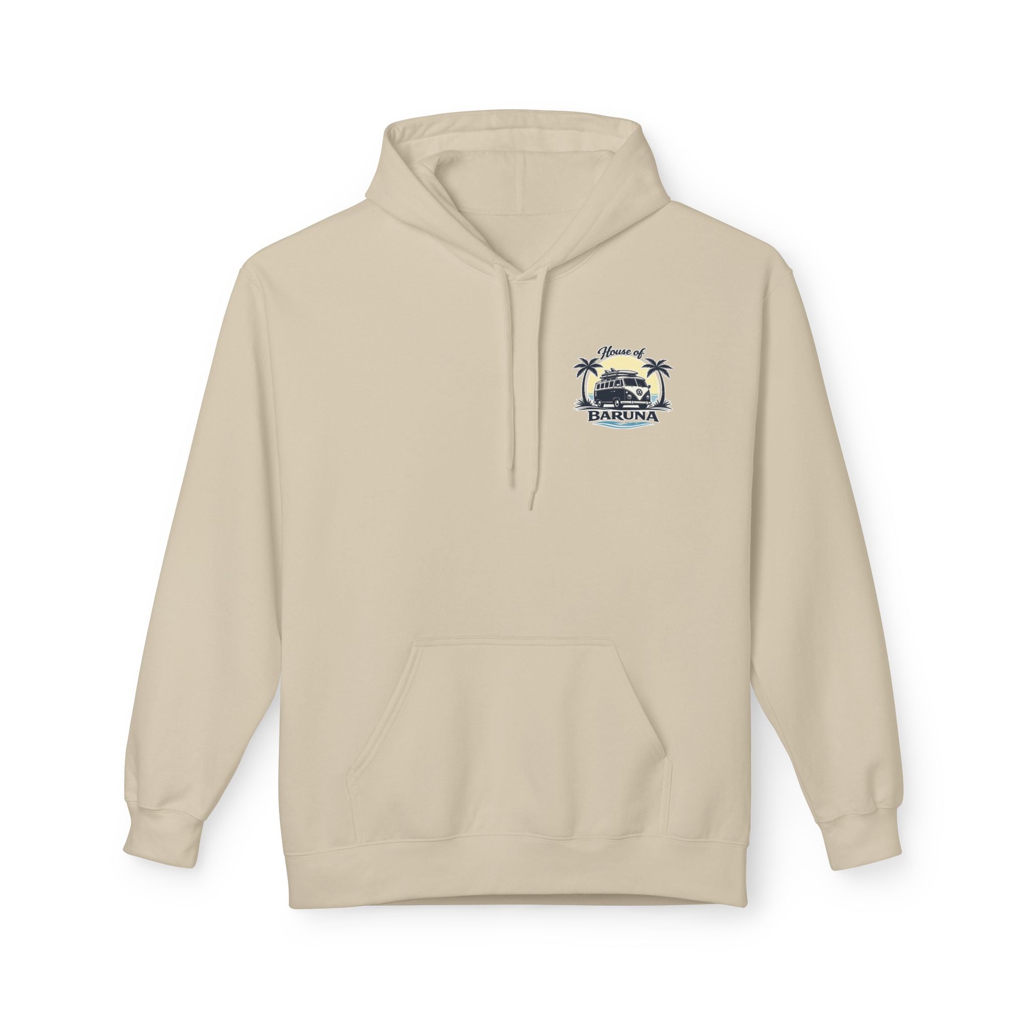 House of Baruna Woman's Surf Van Hoodie — Beach Retro Pullover
