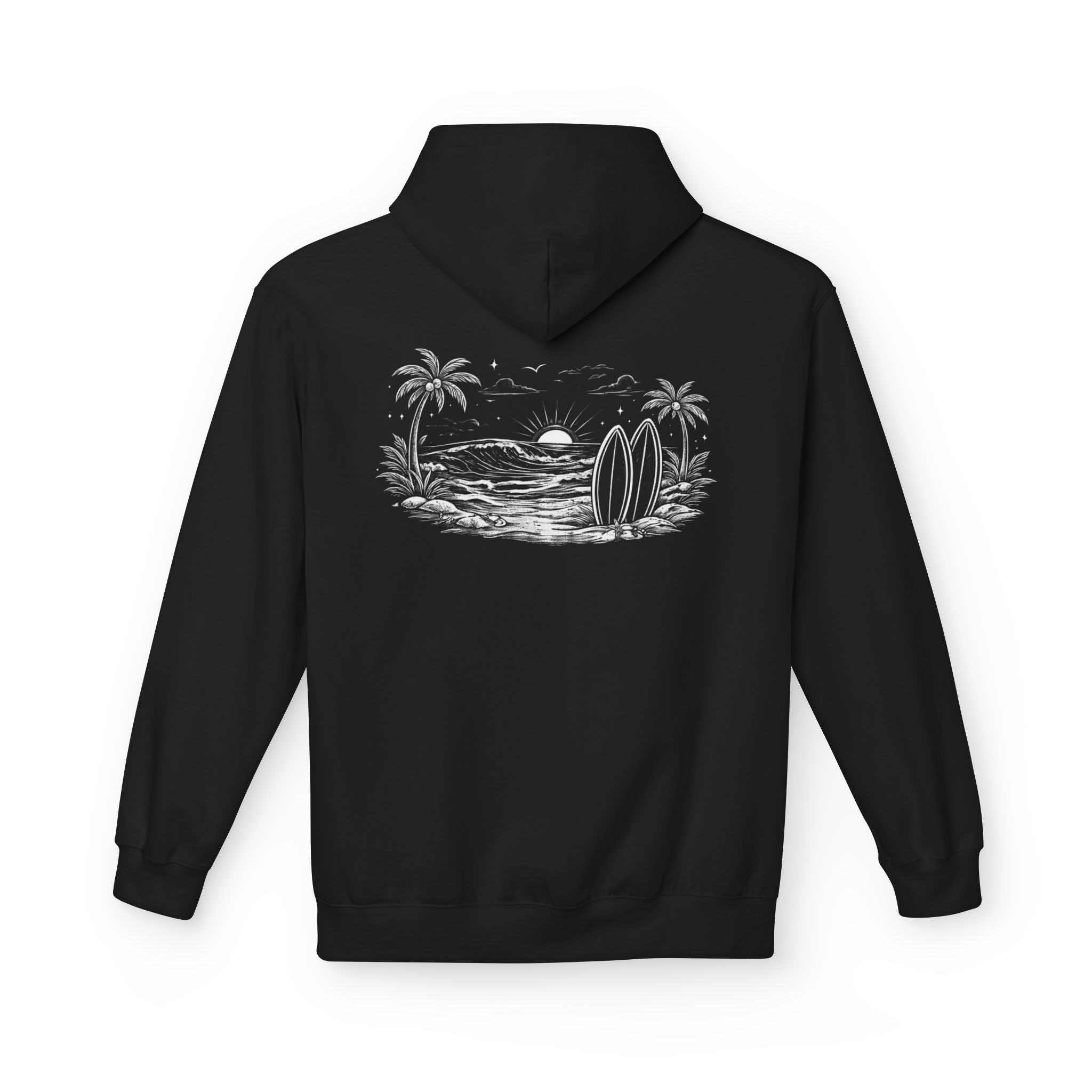House of Baruna Woman's Surf Paradise Palm Beach Hoodie