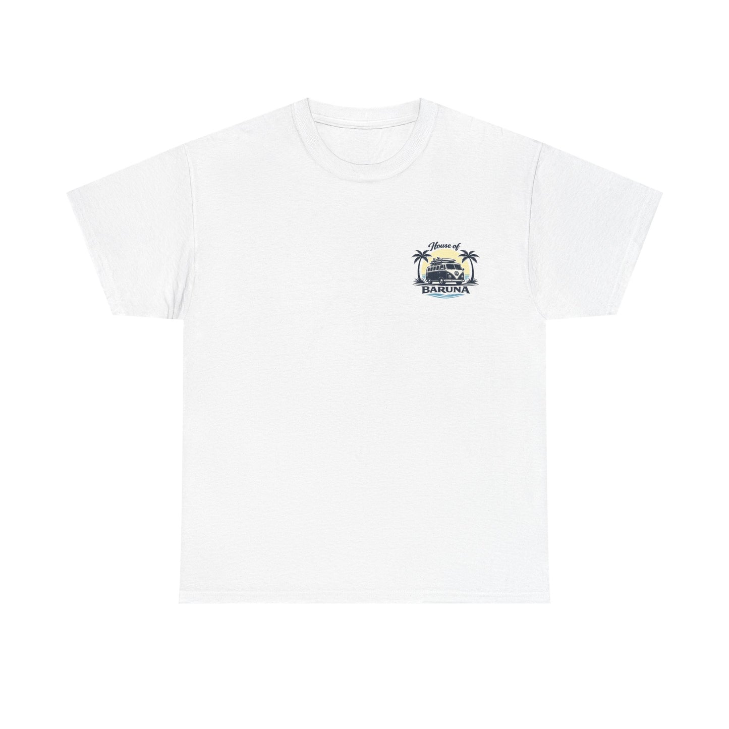 House of Baruna Men's Surf Tee – Vintage Kombi Beach T-Shirt