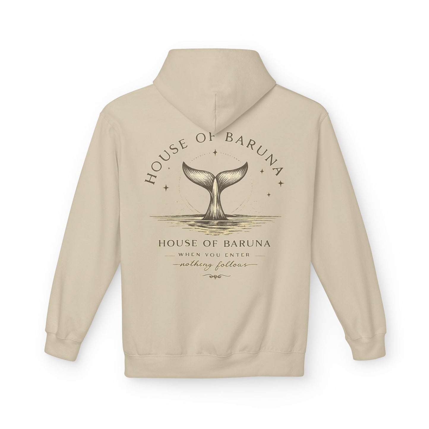 House Of Baruna Whale Vintage Surf Hoodie
