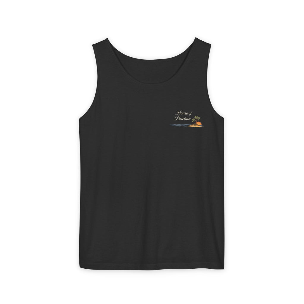 House of Baruna Men's | Surf Vibe Tank Top – Front & Back Logo