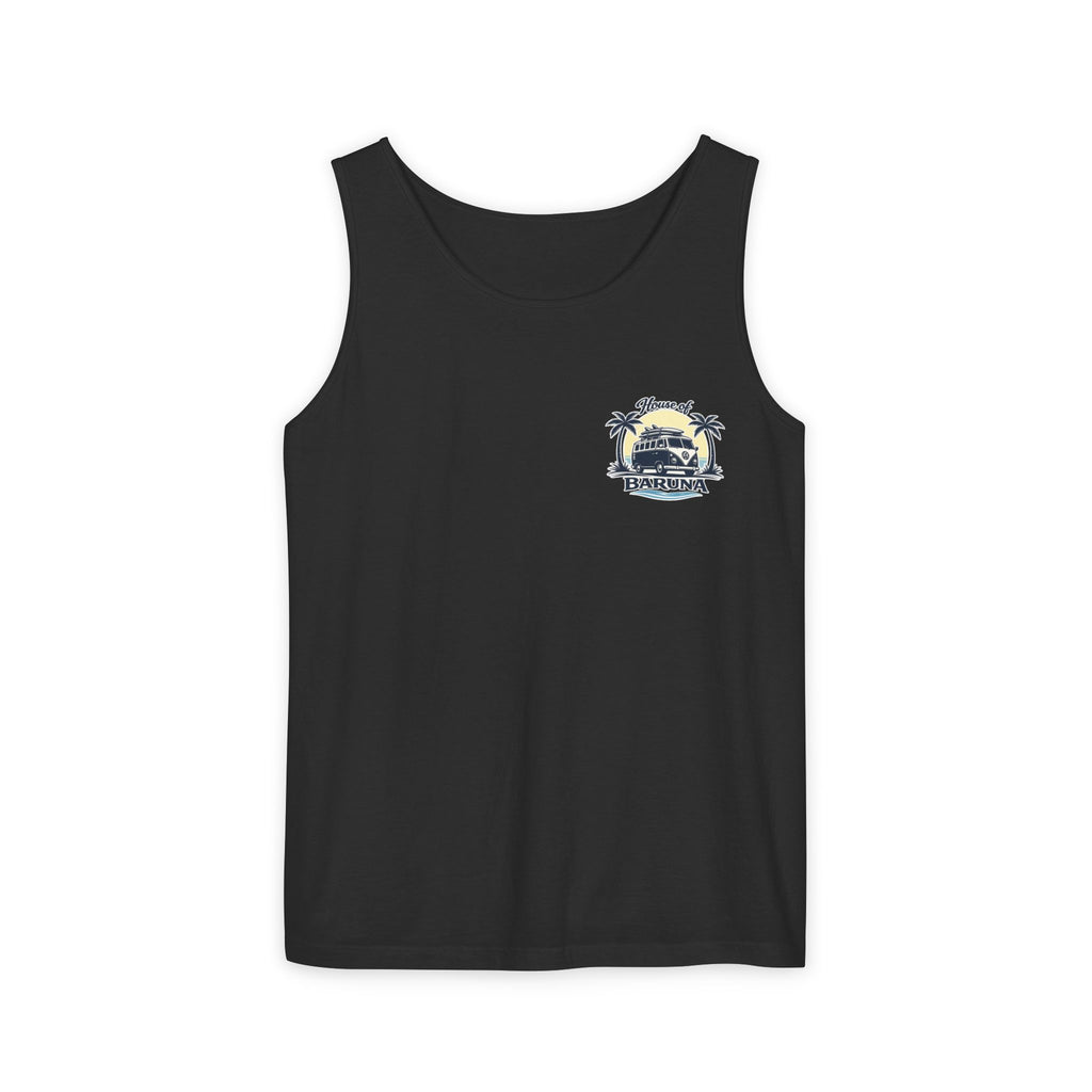 House of Baruna Men's Vintage Kombi Tank – Island Crest Surf Singlet for Men