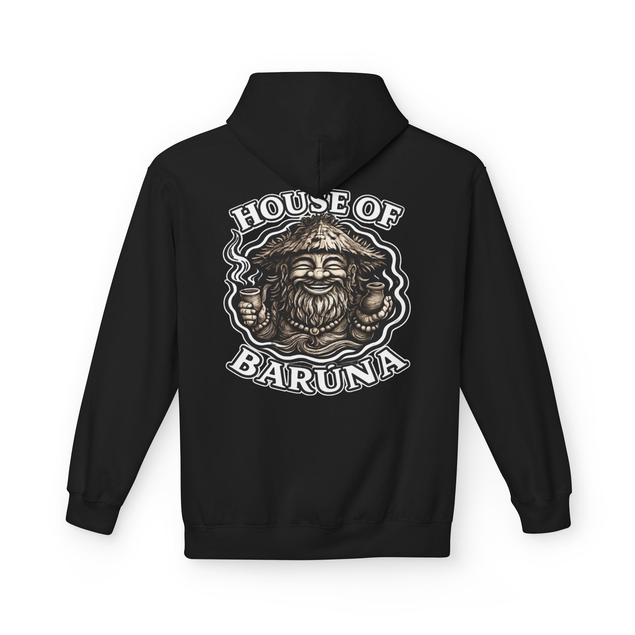 House of Baruna Men's Premium Surf Hoodie – Vintage Australian Coastal Campfire Style