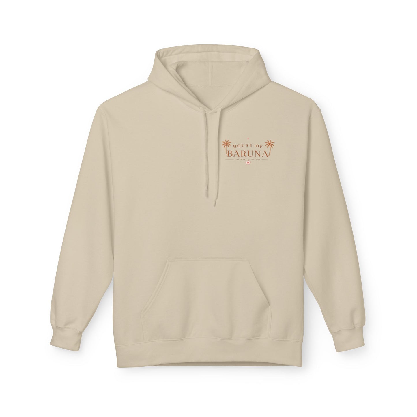 House of Baruna Tropical Floral Sunset Woman's Hoodie