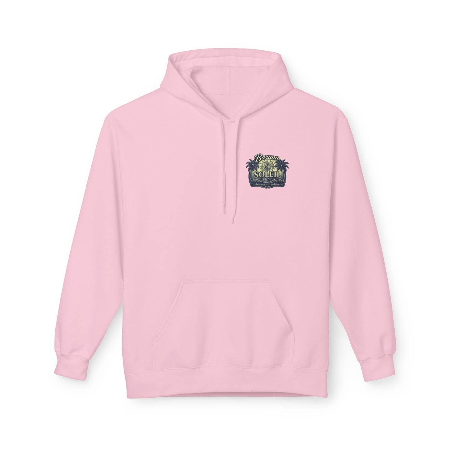 Baruna Soleil Hoodie — Tropical Palm Vintage Surf Pullover