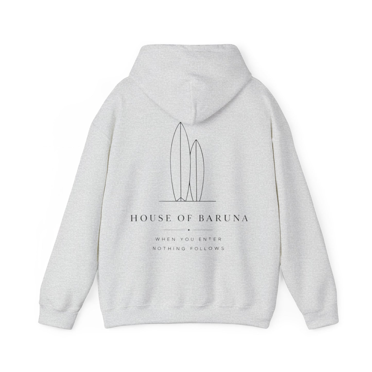 House Of Baruna Surfboard Minimalist Hoodie