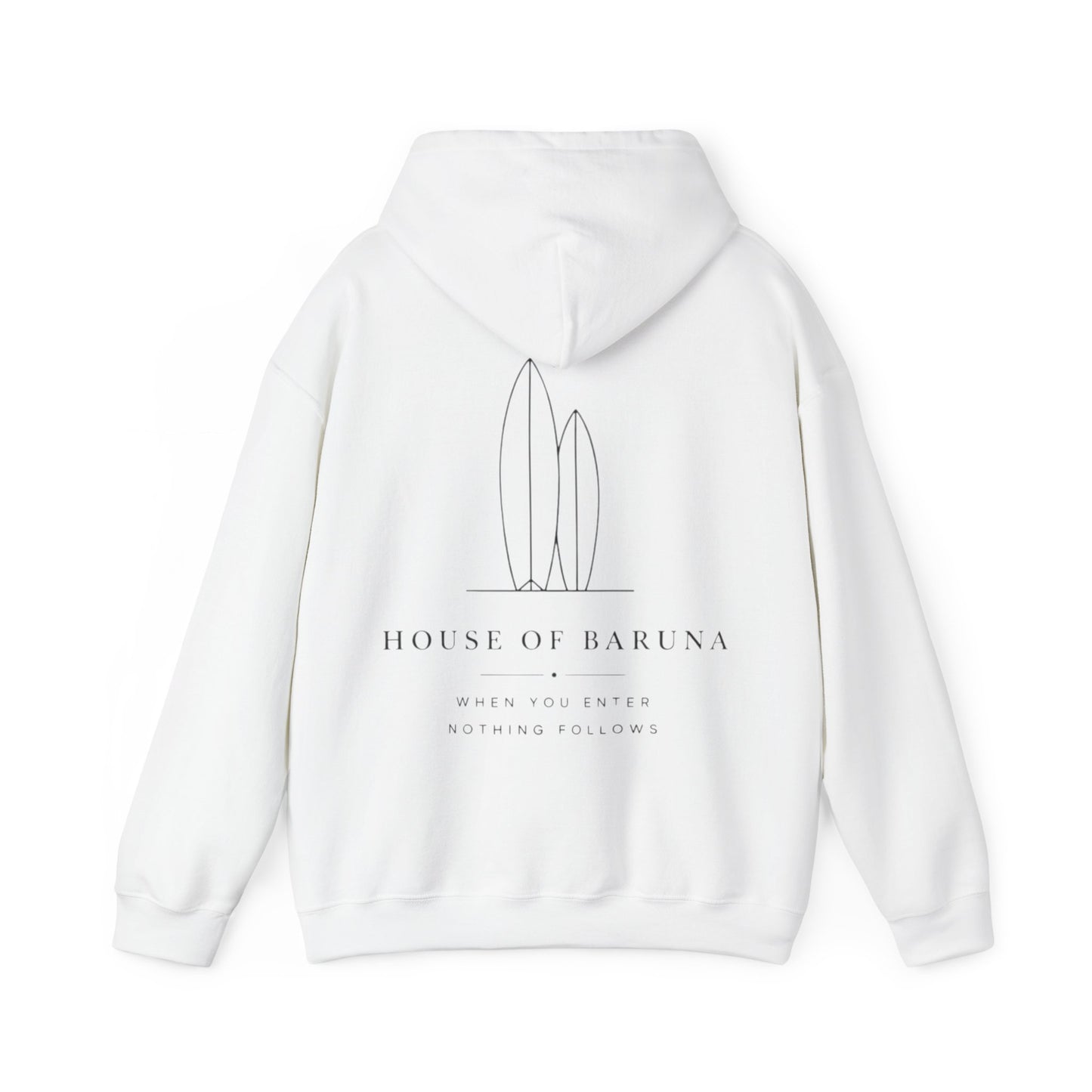 House Of Baruna Surfboard Minimalist Hoodie