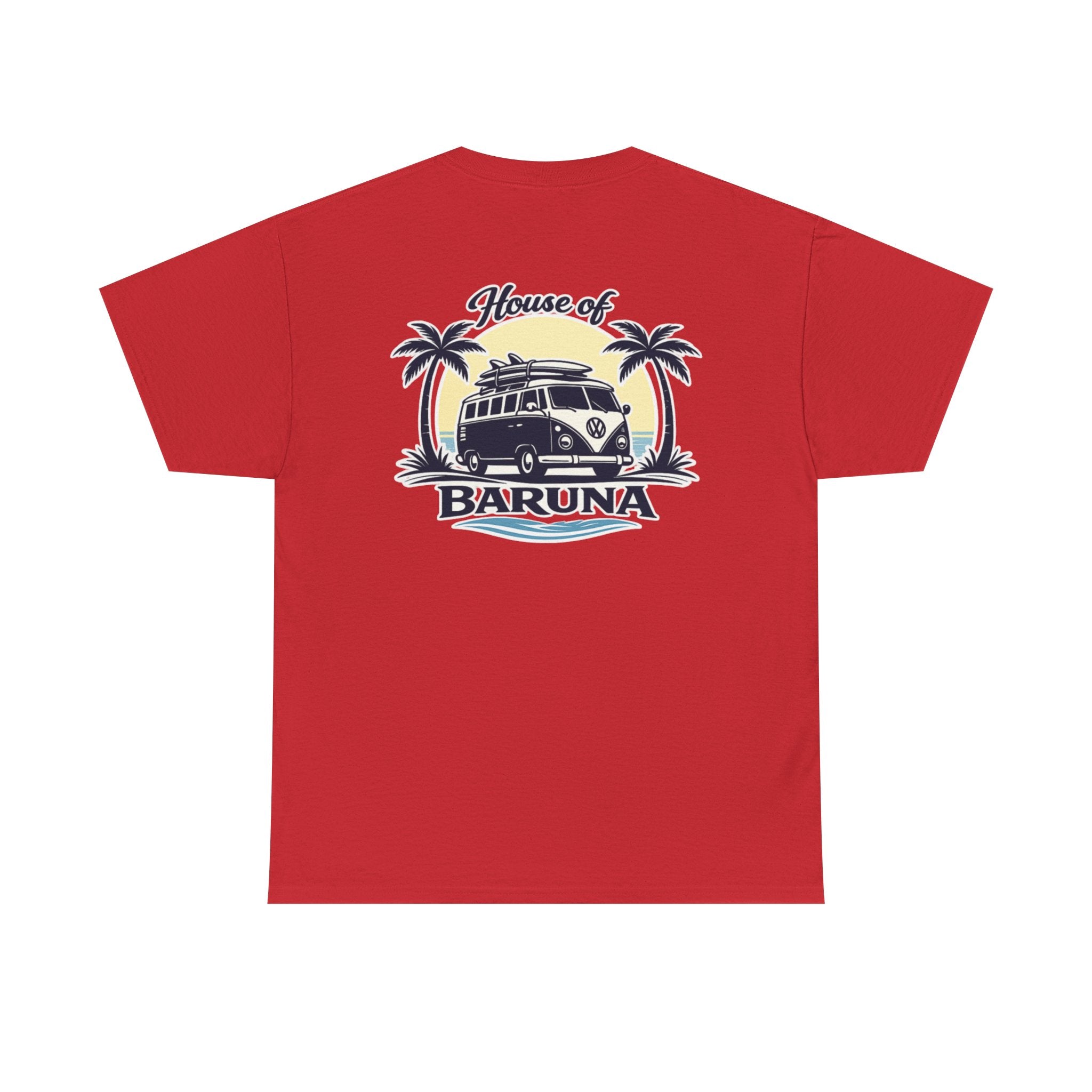 House of Baruna Men's Surf Tee – Vintage Kombi Beach T-Shirt