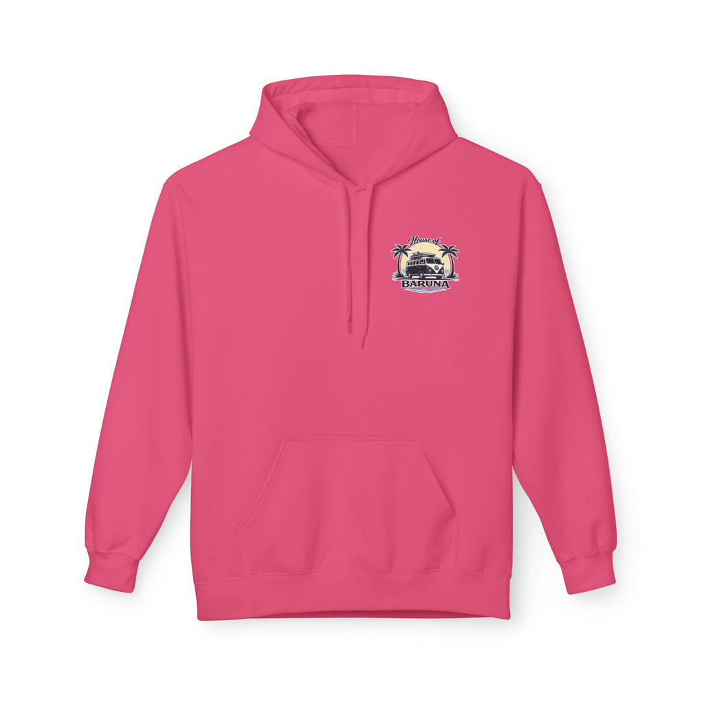 House of Baruna Woman's Surf Van Hoodie — Beach Retro Pullover