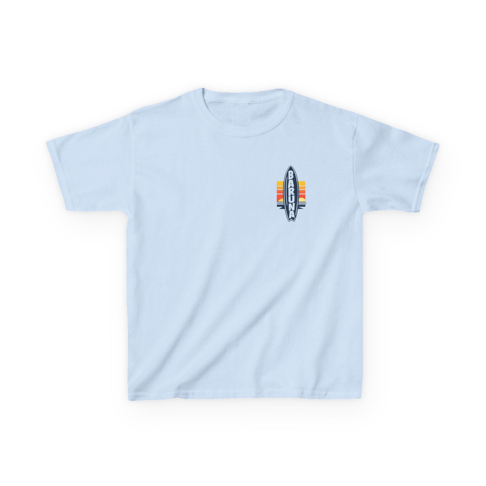 House of Baruna Kids Surfboard T-Shirt - Retro "Ride On" Graphic Tee