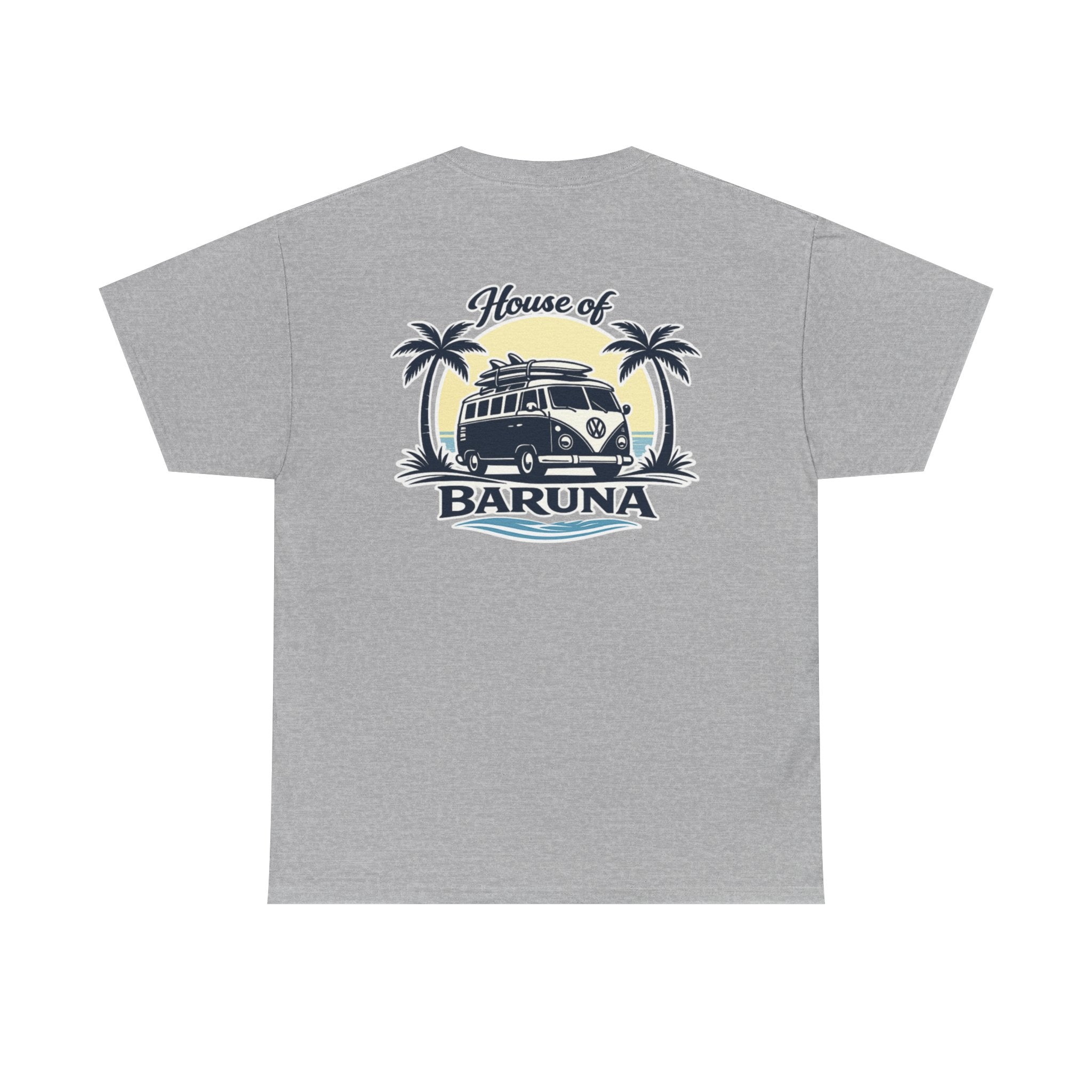 House of Baruna Men's Surf Tee – Vintage Kombi Beach T-Shirt