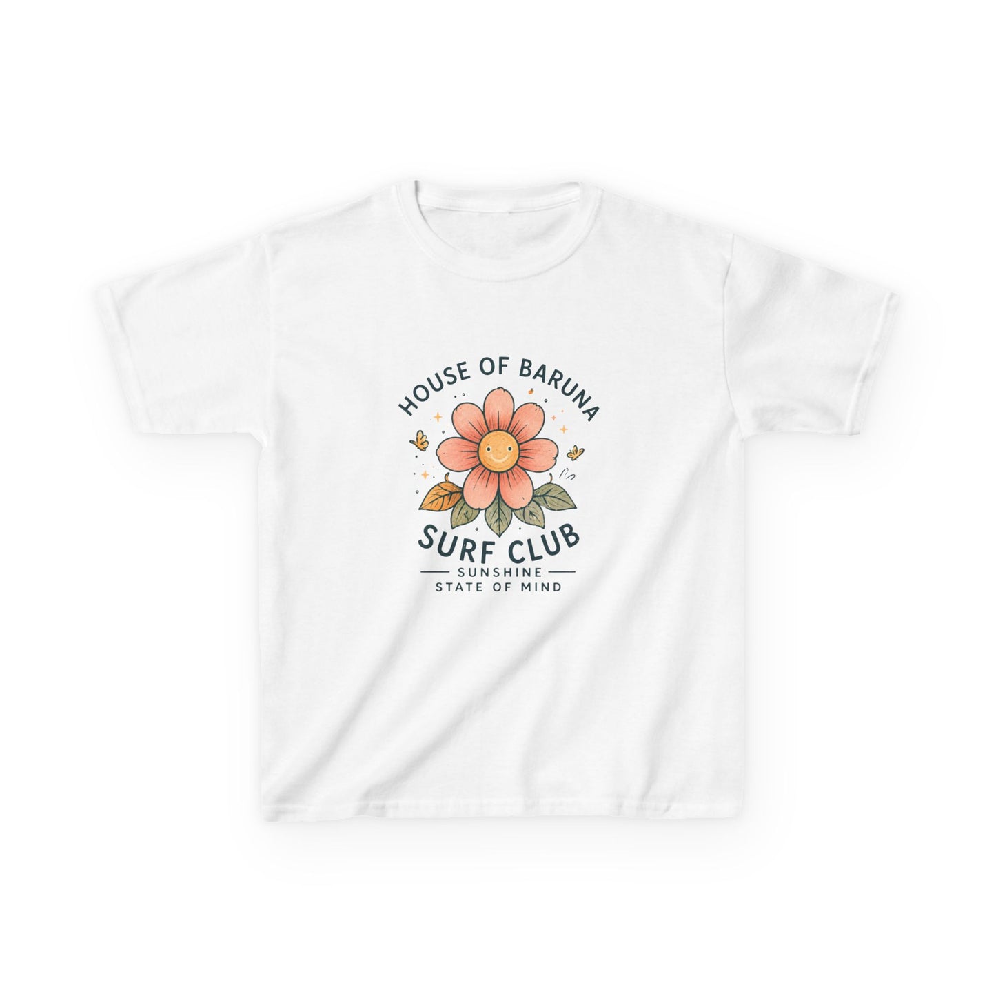 'House of Baruna' Floral  Kid's  Surf ClubTee