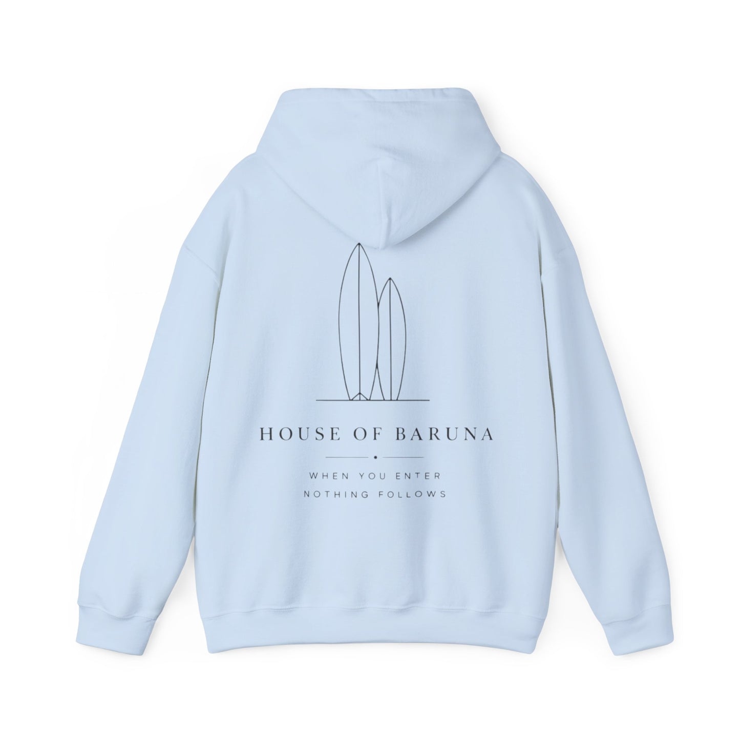 House Of Baruna Surfboard Minimalist Hoodie