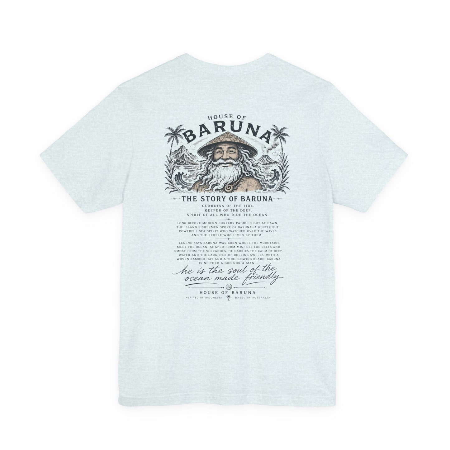 House of Baruna™ "The Story of Baruna" Premium Surf Tee | Inspired in Indonesia • Based in Australia