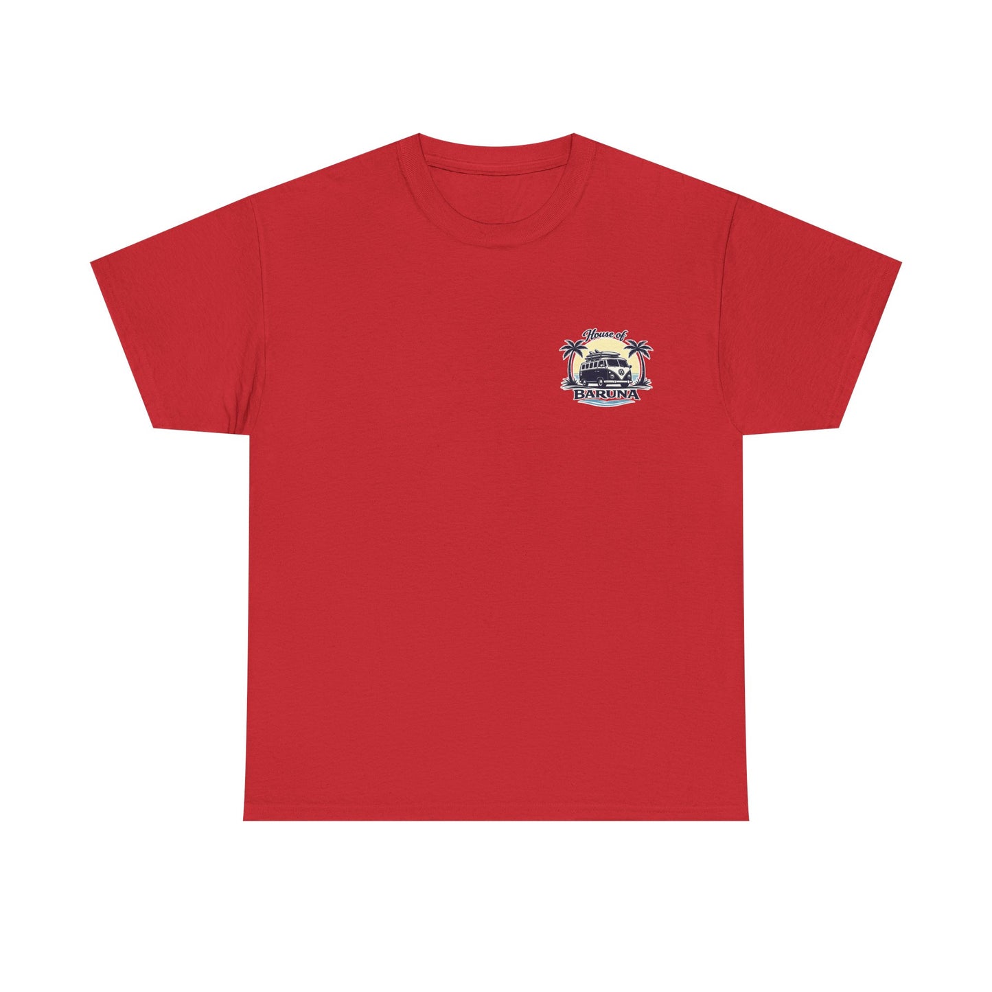House of Baruna Men's Surf Tee – Vintage Kombi Beach T-Shirt