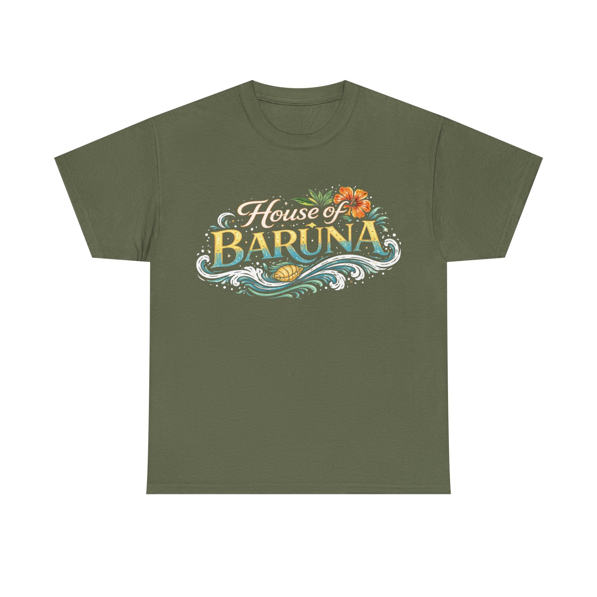 House of Baruna Woman’s Coastal Graphic Tee - Summer Surf T'shirt
