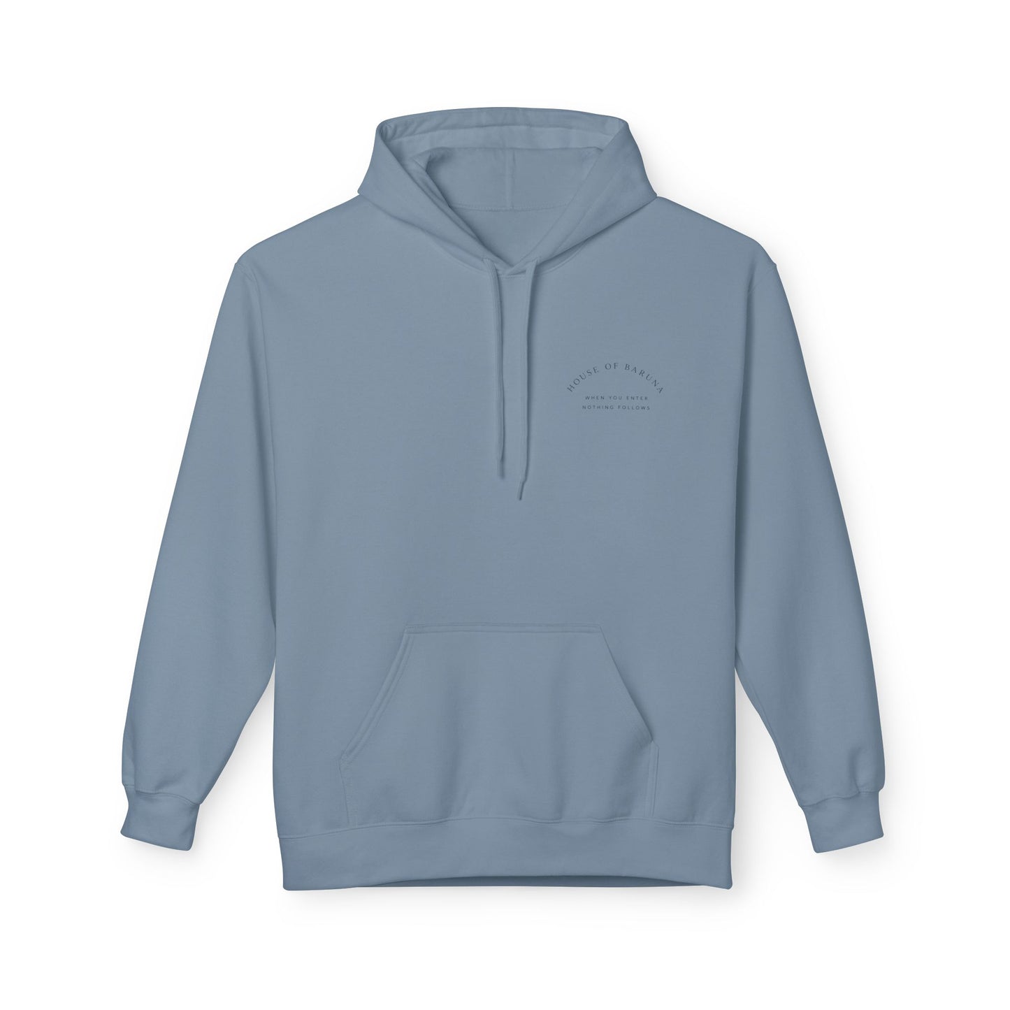 House of Baruna Floral Hoodie — "When You Enter, Nothing Follows"
